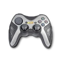 PS2 Nerf Wireless Controller:Black - (Import Games Accessory)