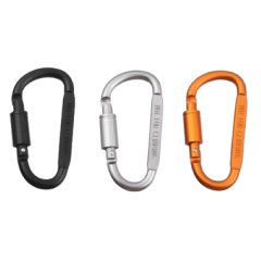Camping Buckle Carabiner Clip Keychain Travelling Hook Set Of 3