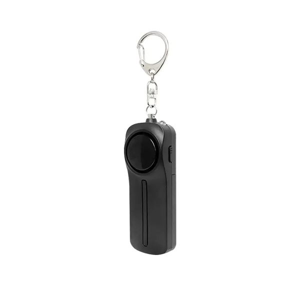 130db Portable Emergency Safety Alarm with LED Light Keychain