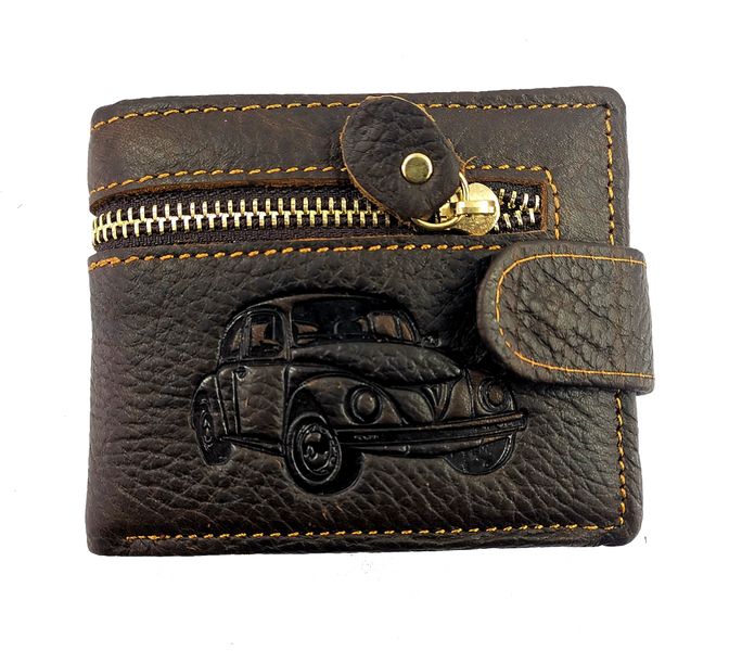 Men's Wallet Genuine Leather Brown 861-10