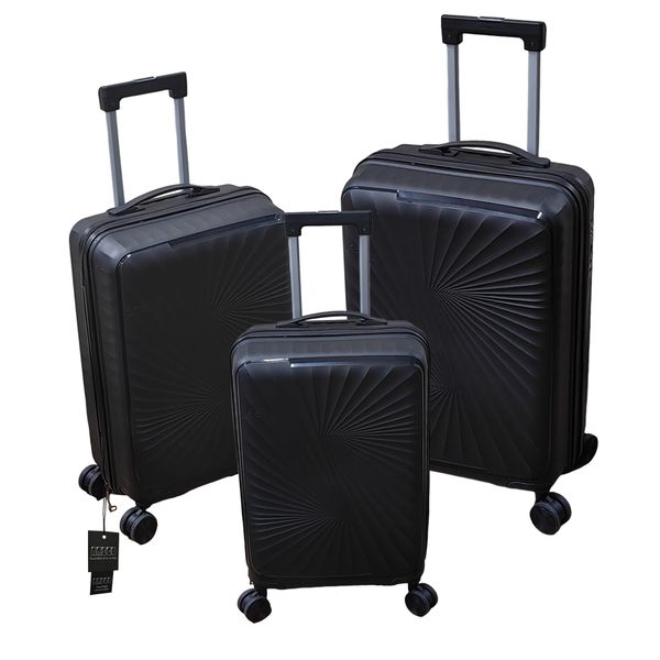3pcs Travel Luggage Set Suitcases Hard Outer Shell Spinner Wheel 21/25/29