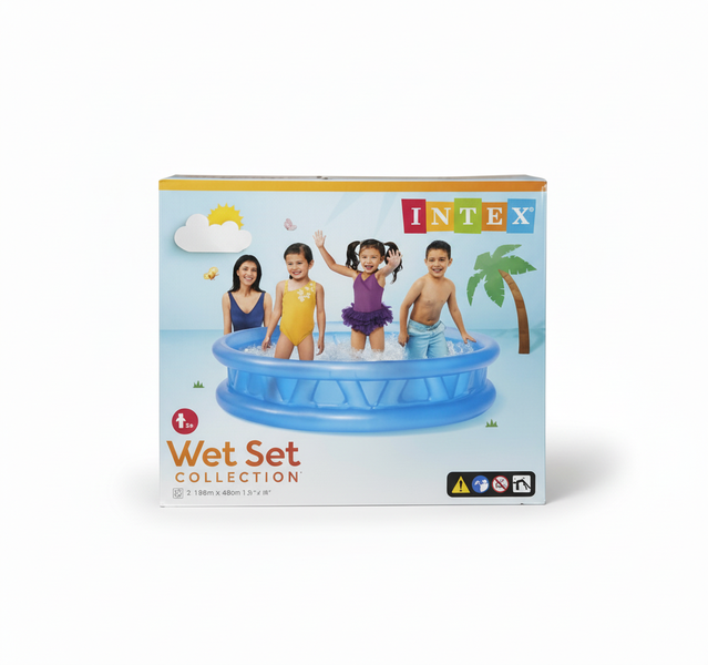 Intex Inflatable Swimming Pool 188x46 cm with 3 Air Chambers