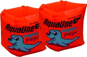 Aqualine - Roll Up Armbands Orange (Size: 2-12 years)