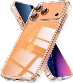 Shockproof TPU Clear Slim Cover Compatible with iPhone 17 Pro