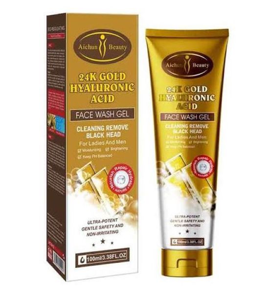 24K Gold Hyaluronic acid Face wash Gel