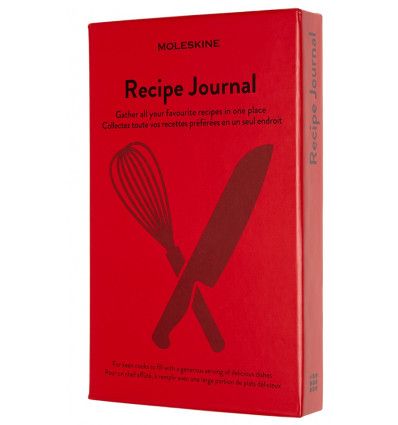 Moleskine Passion, Recipe Journal, Large, Boxed/Hard Cover (5 X 8.25)