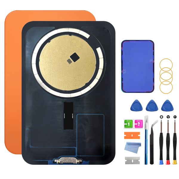 Back Glass Replacement Compatible with 17 Pro with Magesafe