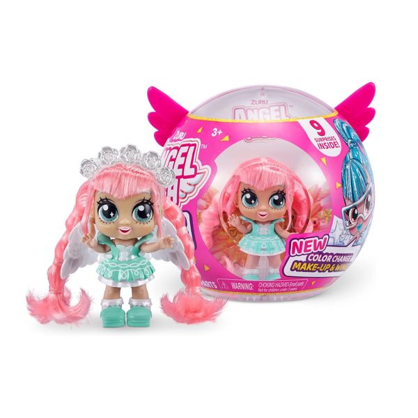 Zuru Itty Bitty Prettys Angel High Capsule Doll with 9 Surprises - Blossom