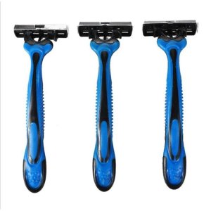 3-Piece Blades Wetell Disposable Shaving Sticks Razor Set