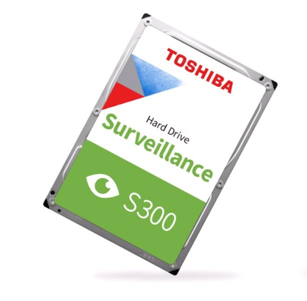 Toshiba S300 Surveillance Internal Hard Drive 4TB - Silver