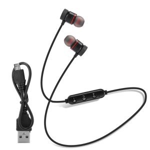Wireless Bluetooth Sports Earphone In Ear Noise Reduction Headphone Black