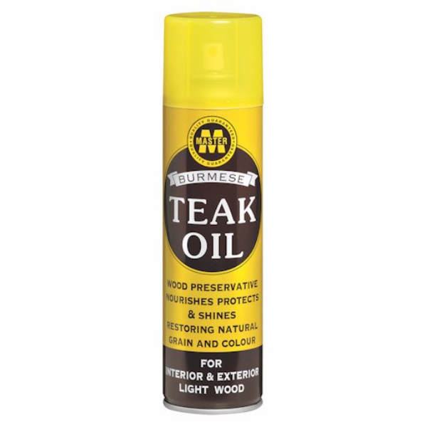 Burmese Teak Oil Light Wood Furniture Oil Spray 270ml