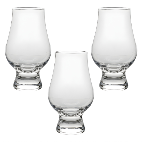 3 Pack - 100ml Crystal Whiskey Tasting Glass - Transparent