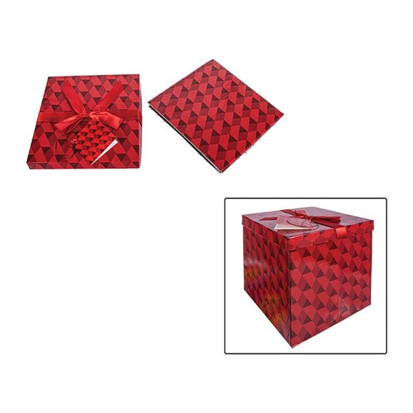 Gift Box Flat Pack Love 22x22x22cm - 10 Pack