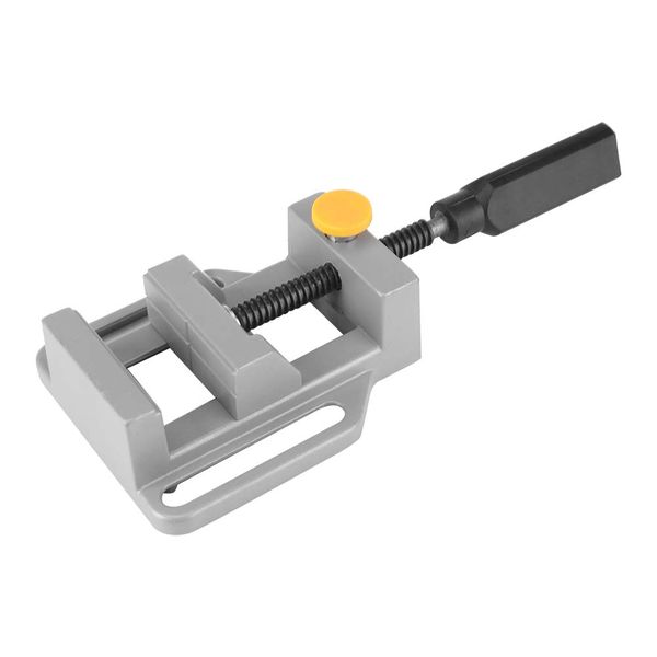 1pc Medium Aluminum Drill Press Vise - Quick Release Rotate Clamp