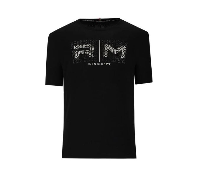 Rossimoda Hayden Mens Black Crew T-Shirt