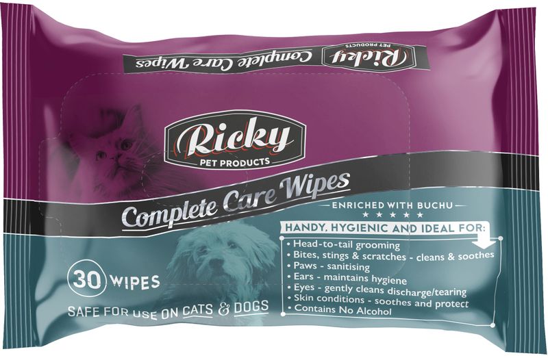 Ricky Complete Care Wipes 30s with Buchu