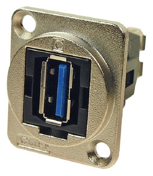 Cliff Electronic (CP30205NM) USB Adapter, 3.0 A Feedthrough, Panel Mount