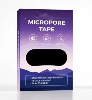 Micropore Mouth Tape Strips for Nighttime Comfort &amp; Nasal Breathing