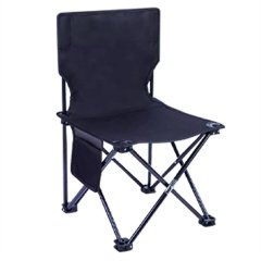 Black Small Outdoor Folding Chair Camping Picnic Chair
