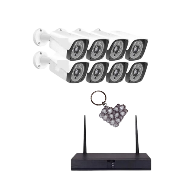 Aerbes AB-JK10 Wifi Camera Surveillance Kit 8 Channel