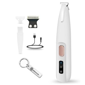 4 -1 Pet Hair Trimmer Clippers with LED Light Replacement Blades