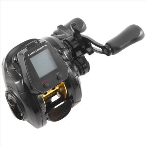 Samolla Electronic Baitcasting Fishing Reel Led Screen Black Right