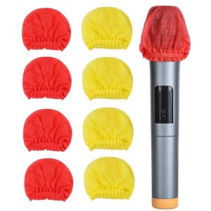 120PCS Disposable Microphone Cover Non-Woven Microphone Cover Dust Cover Mi
