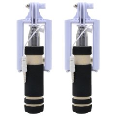 Mini Selfie Stick - 2-Pack
