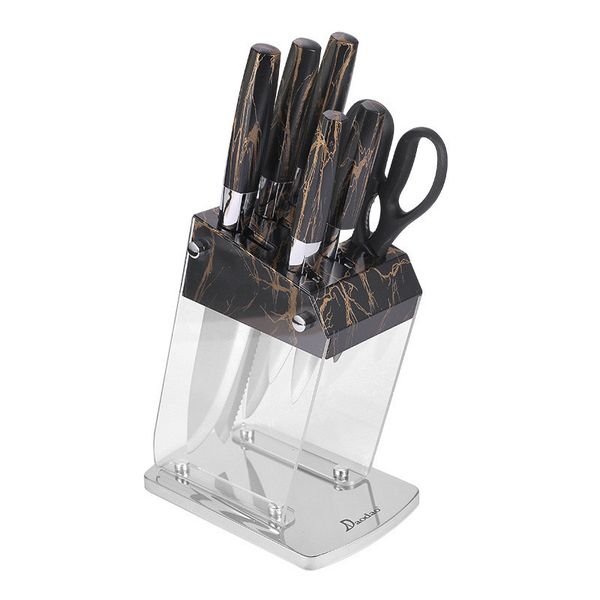 High Quality 7 Pieces Knife Set For Home &amp; Kitchen-Black
