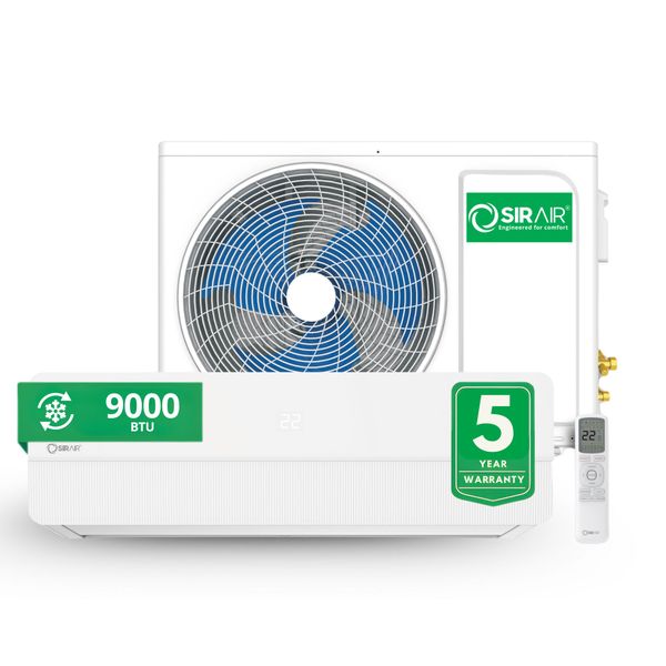 9000BTU Inverter Air Conditioner | Split Wall Unit + WiFi | Sirair Sigma