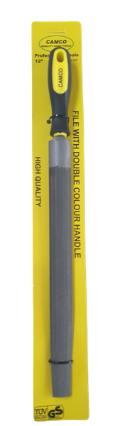 Camco ROUND File 2nd CUT With Handle - (300mm)
