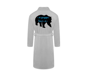 Dad Printed Fleece Gown-Pappa Bear