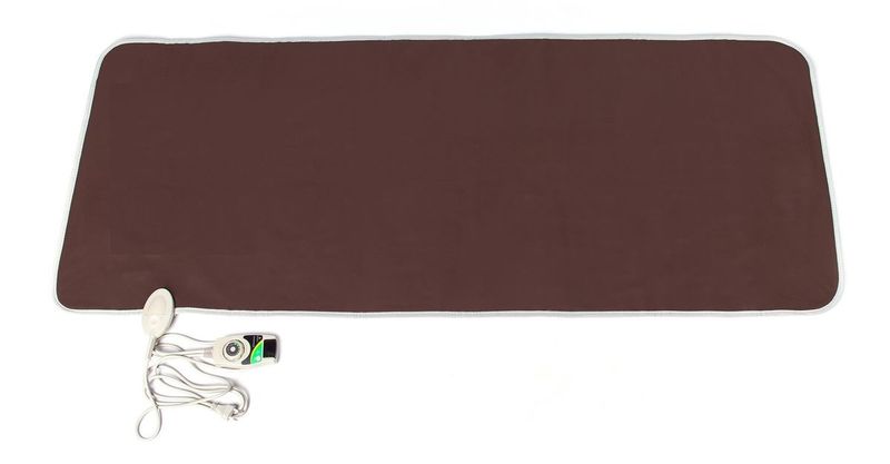 Portable FAR Infrared Yoga Sauna Mat Brown 200W 170x70cm