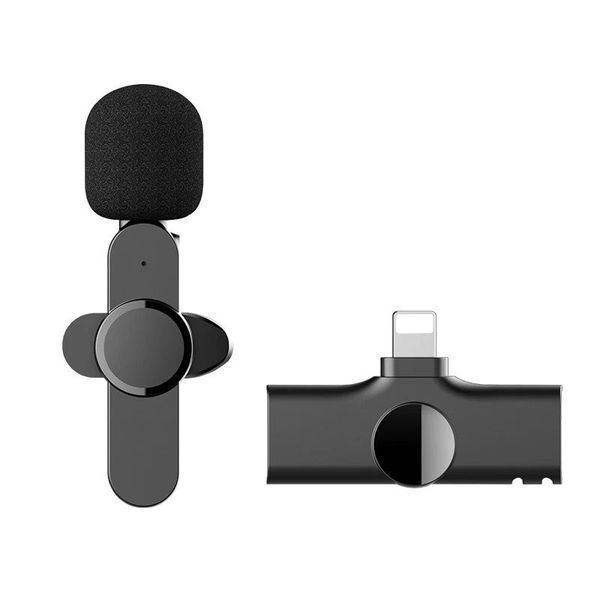 Wireless Lavalier Microphone for iPhone and Type-C interface devices