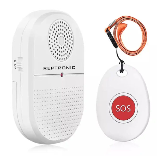 Reptronic Wireless caregiver SOS Bell with back clip and vibration RPTVP02