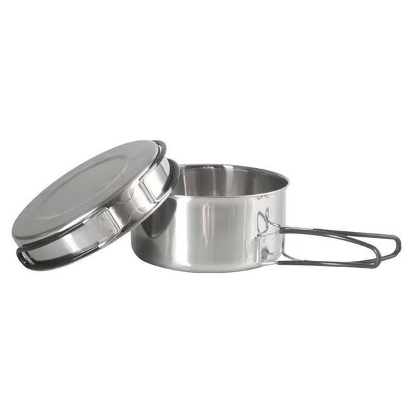 Outdoor Camping Stainless Steel Lunch Box Set of 2