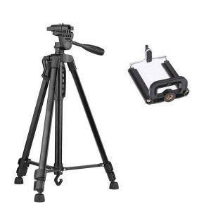 Portable Tripod Stand With Phone Holder -3366