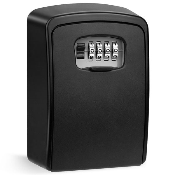 Heavy Duty Wall Mount Key Lock Box - Secure Safe for Airbnb &amp; Rental Homes