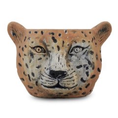 Leonard the Leopard Pot 15.5x14.5x11