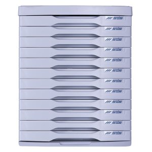 SDS - 12 Drawer Filing System - Egg Shell