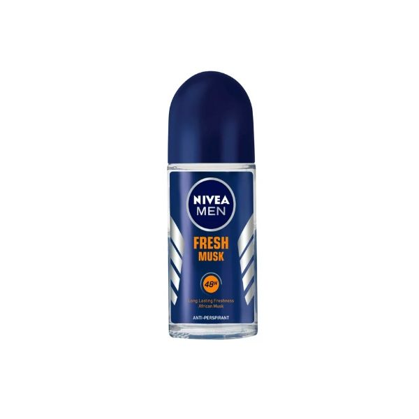 Nivea For Men Roll On Fresh Musk - 2 x 50ml