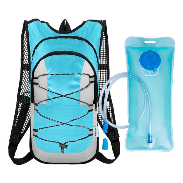 Hydration Backpack with 2L Water Bladder, Climbing Backpack Bladder Bag
