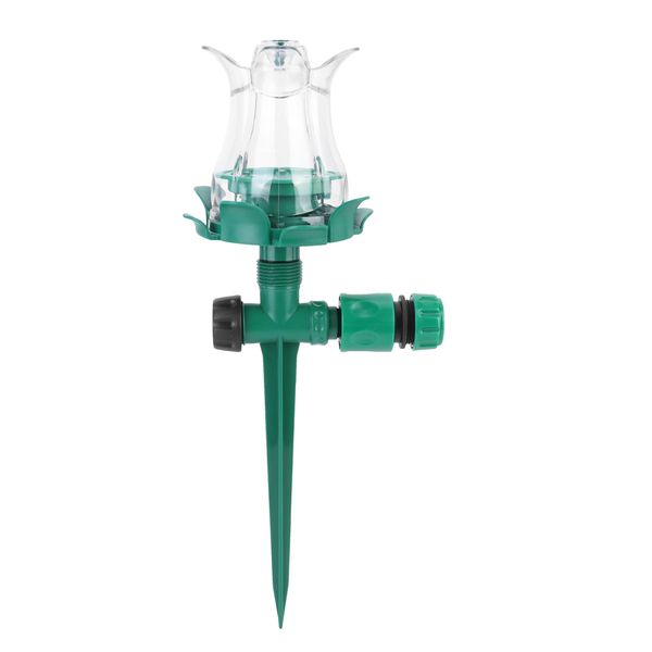 Outdoor Garden LED Sprinkler Lawn Watering Decorative Tool with Colorful Li
