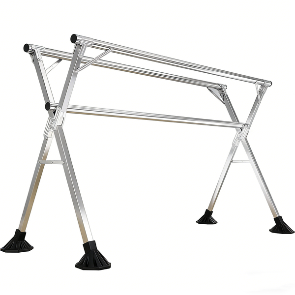 Foldable Clothes Rack Garment Rack Laundry Drying Hanger with 20 Hooks