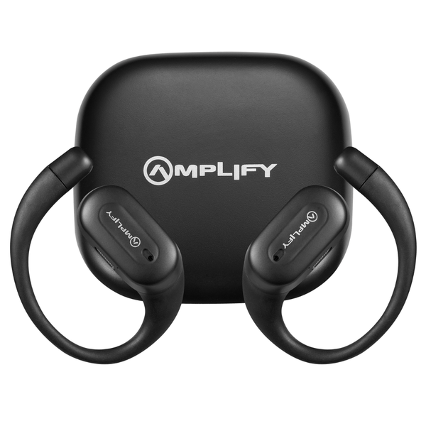 Amplify Move Series OWS True Wireless Earphones with Charging Case - Black