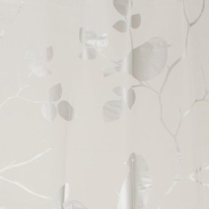 The Bathroom Shop - Shower Curtain Peva - Bird - White