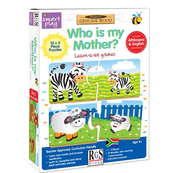 RGS Group Who Is My Mother Educational Matching Puzzle Games