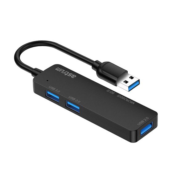 Astrum USB 3.0 Powered High-Speed Hub with Multiple Ports - UH020