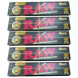 RAW Classic Black King Size Rolling Papers - 5 Pack